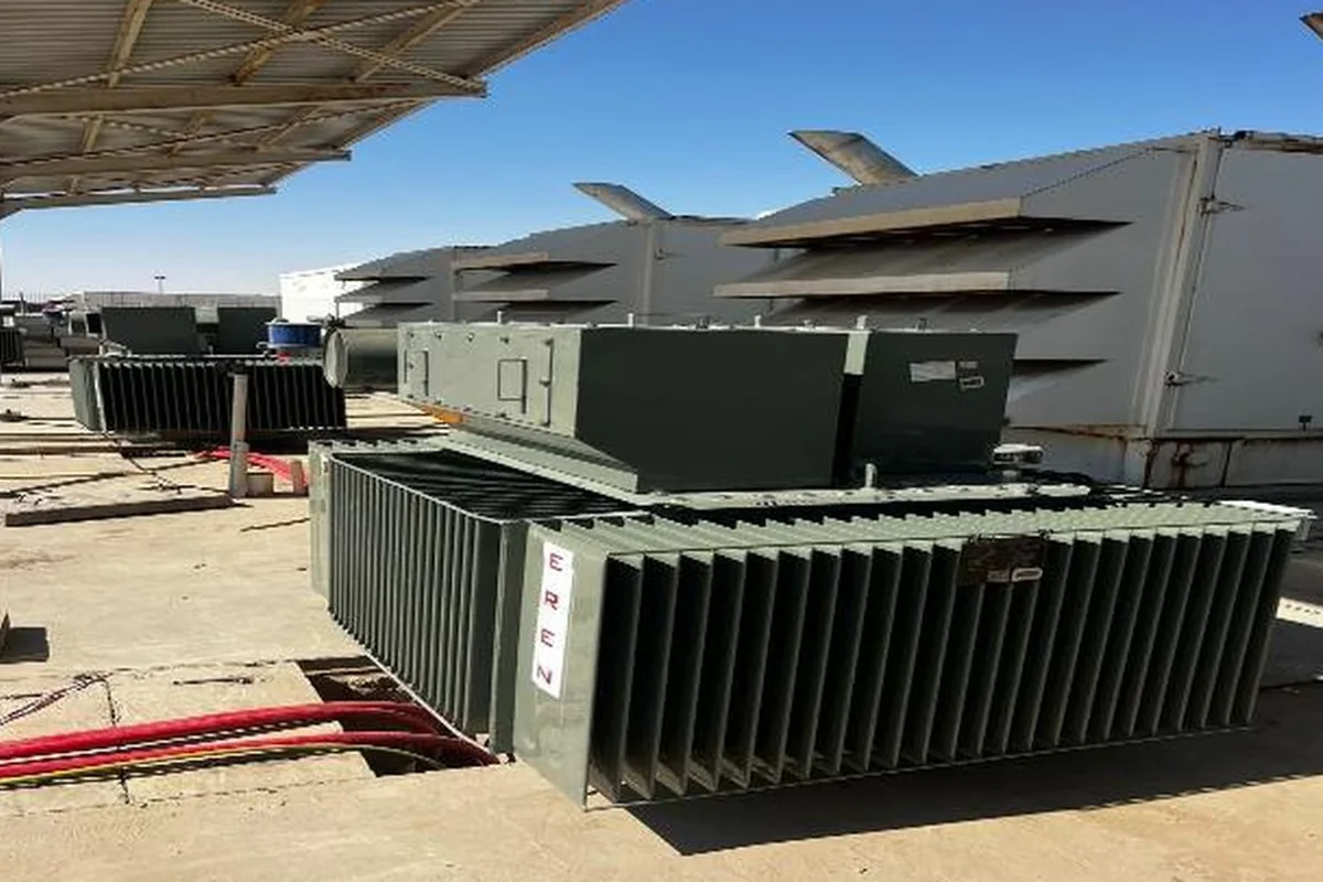 Power distribution equipment at Umm Qasr Port